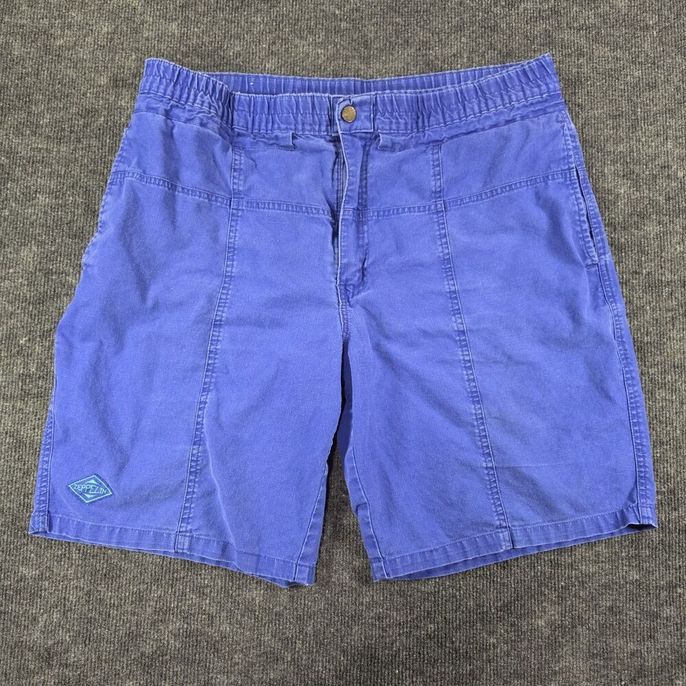 Mens Vintage Blue Zeppelin Shorts Size XL